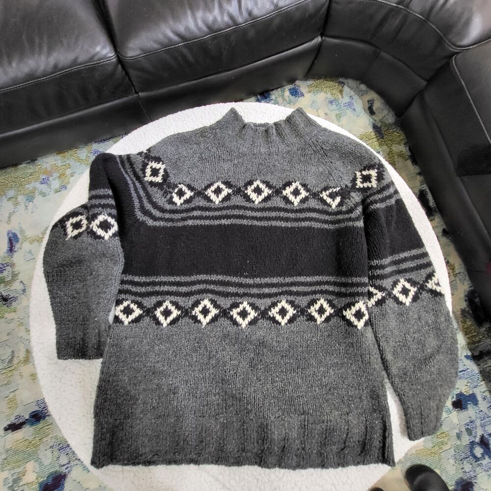 Men's Vintage 90's Wool Blend Cardigan Sweater 111 State New w/ Tags Size Med